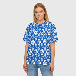 Футболка оверсайз женская Blue Pattern Dope Camo Dope Street Market, цвет: 3D-принт — фото 2