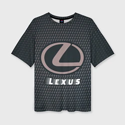 Футболка оверсайз женская LEXUS Lexus - Карбон, цвет: 3D-принт