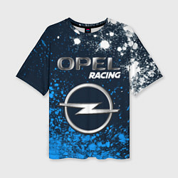 Женская футболка оверсайз OPEL Racing Краска