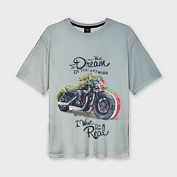 Женская футболка оверсайз Moto Dream