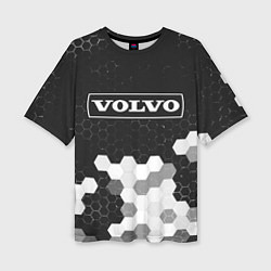 Женская футболка оверсайз VOLVO - Соты