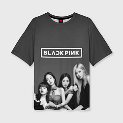 Женская футболка оверсайз BLACKPINK BW Divas