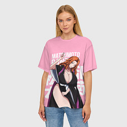 Футболка оверсайз женская Matsumoto Rangiku, цвет: 3D-принт — фото 2