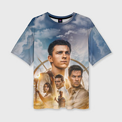 Футболка оверсайз женская Uncharted: на картах не значится, цвет: 3D-принт