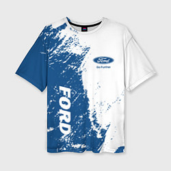 Женская футболка оверсайз Ford Форд два цвета