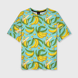 Футболка оверсайз женская Banana pattern Summer Fashion 2022, цвет: 3D-принт