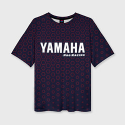 Женская футболка оверсайз YAMAHA Pro Racing Соты