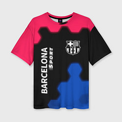 Женская футболка оверсайз BARCELONA Sport - Графика