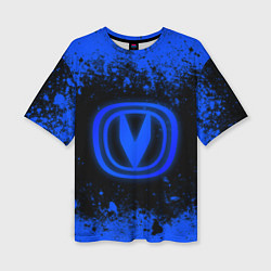 Женская футболка оверсайз CHANGAN - БРЫЗГИ