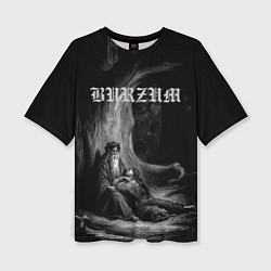 Женская футболка оверсайз The Ways of Yore - Burzum