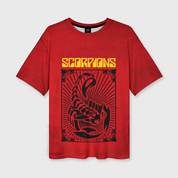 Женская футболка оверсайз Scorpions Rock Believer