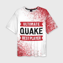 Женская футболка оверсайз Quake Ultimate