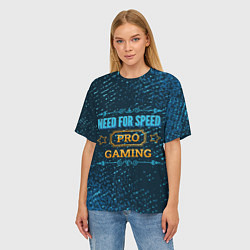 Футболка оверсайз женская Need for Speed Gaming PRO, цвет: 3D-принт — фото 2