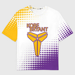 Футболка оверсайз женская Коби Брайант Lakers Абстракция, цвет: 3D-принт