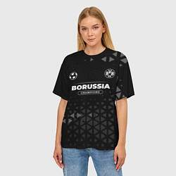 Футболка оверсайз женская Borussia Champions Uniform, цвет: 3D-принт — фото 2