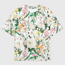 Футболка оверсайз женская Цветы Для Невесты, цвет: 3D-принт