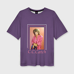 Женская футболка оверсайз Звёзды 80-х CC Catch