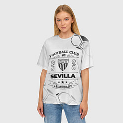 Футболка оверсайз женская Sevilla Football Club Number 1 Legendary, цвет: 3D-принт — фото 2