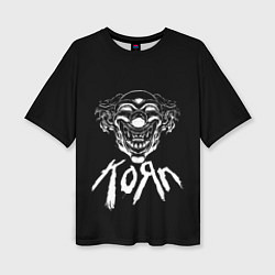 Женская футболка оверсайз KoЯn Korn клоун