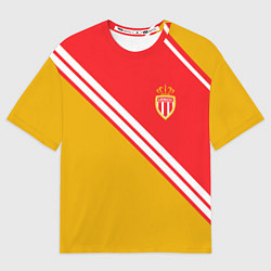 Футболка оверсайз женская Монако logo, цвет: 3D-принт