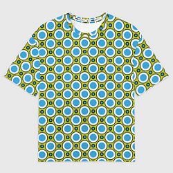 Футболка оверсайз женская Шарики и кружочки, цвет: 3D-принт