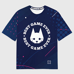 Футболка оверсайз женская Символ Stray и надпись Best Game Ever, цвет: 3D-принт