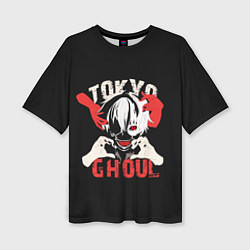 Женская футболка оверсайз Kaneki Ken - Tokyo Ghoul
