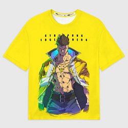 Футболка оверсайз женская Взрослый Дэвид - Киберпанк аниме, цвет: 3D-принт