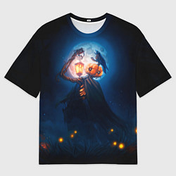 Женская футболка оверсайз Scarecrow