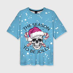 Футболка оверсайз женская Сезон веселья, цвет: 3D-принт