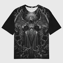 Футболка оверсайз женская Ангел смерти арт, цвет: 3D-принт
