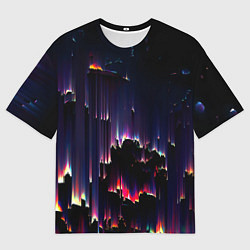Футболка оверсайз женская Необо закат, цвет: 3D-принт