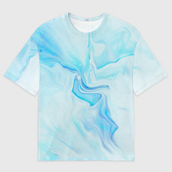 Женская футболка оверсайз Ледяной туман