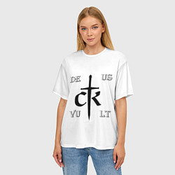 Футболка оверсайз женская Crusader Kings Label, цвет: 3D-принт — фото 2