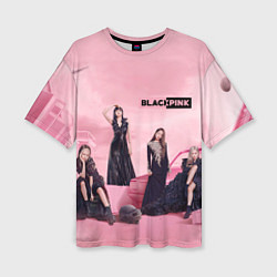 Футболка оверсайз женская Blackpink poster, цвет: 3D-принт