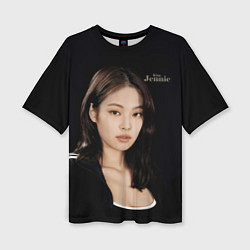 Женская футболка оверсайз Blackpink Jennie sportswoman