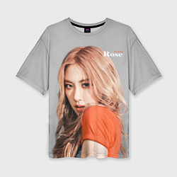 Женская футболка оверсайз Rosanna Park Blackpink