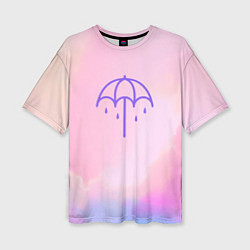 Футболка оверсайз женская Bring Me The Horizon Umbrella, цвет: 3D-принт