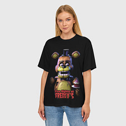 Футболка оверсайз женская Five Nights at Freddy, цвет: 3D-принт — фото 2