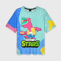 Женская футболка оверсайз Doug Brawl Stars