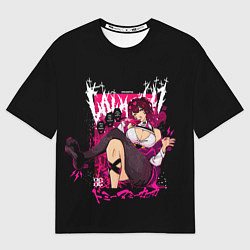 Футболка оверсайз женская Кафка - Хонкай, цвет: 3D-принт