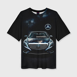 Женская футболка оверсайз Mercedes Benz