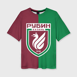 Женская футболка оверсайз Казанский Рубин