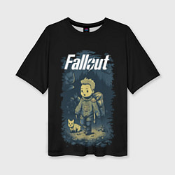 Женская футболка оверсайз Fallout boy