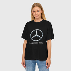 Футболка оверсайз женская Mercedes-benz sport auto, цвет: 3D-принт — фото 2