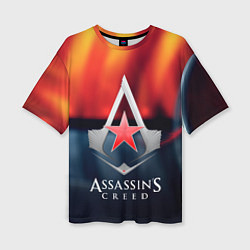 Футболка оверсайз женская Assassins Creed ussr, цвет: 3D-принт