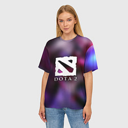 Футболка оверсайз женская Dota 2 valve, цвет: 3D-принт — фото 2