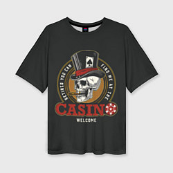 Женская футболка оверсайз Casino