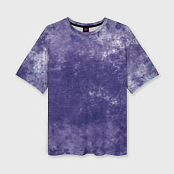 Женская футболка оверсайз Абстракция - violet color background