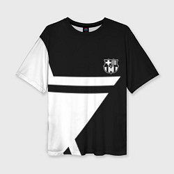 Женская футболка оверсайз Barcelona stars fc